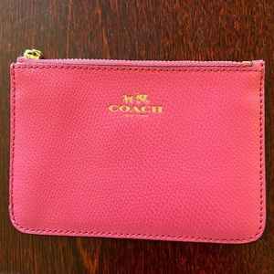 Coach ID purse, coin holder, key fob